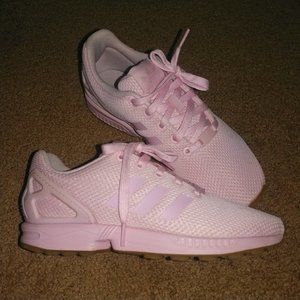 Adidas Originals: Light Pink TORSION Athletic Sneakers - Men's Size 6